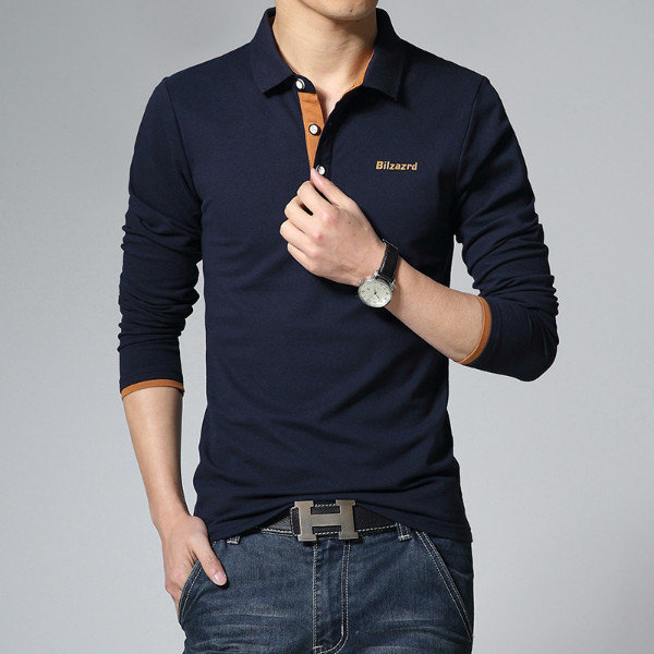 long sleeve polo shirts for men Newchic