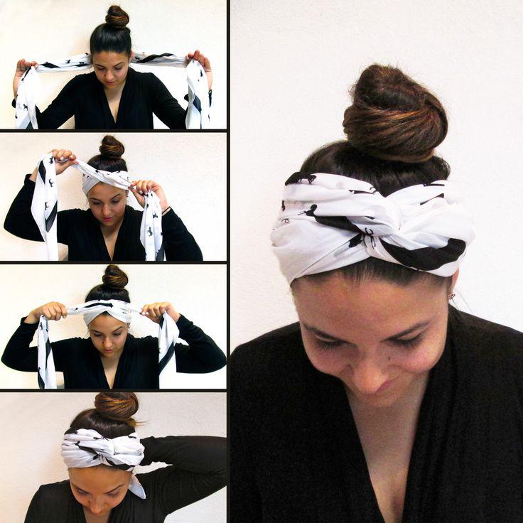 How to Tie A Head Scarf Fashionably and Easily