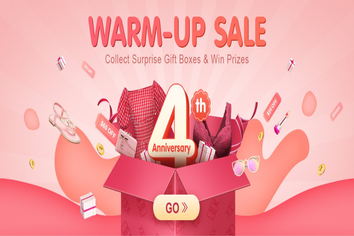 Online Fashion Retailer Newchic Celebrates its 4th Anniversary with Huge Rewards for Customers