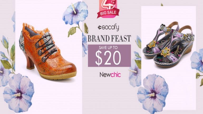 Five Must-have Socofy Shoes in Newchic 4th Anniversary Celebration 2018