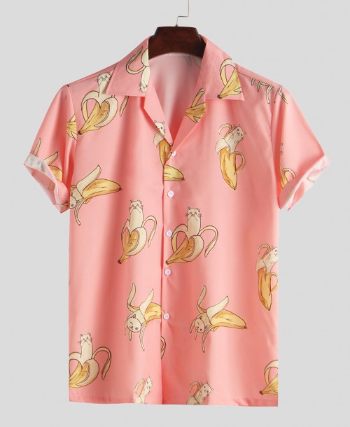 Banana cat Hawaiian shirt $20.99