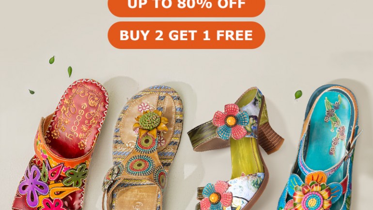 NEWCHIC SUMMER SALE 2020– SOCOFY SHOES UP TO 80% OFF