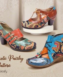 SOCOFY Paisley Shoes