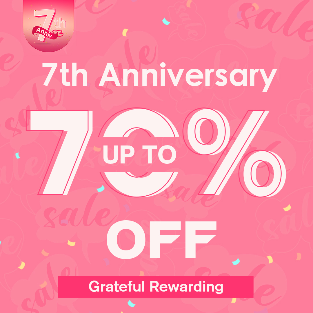 NEWCHIC 7TH ANNIVERSARY SALE 2021 TO GET YOUR LOVE ITEMS